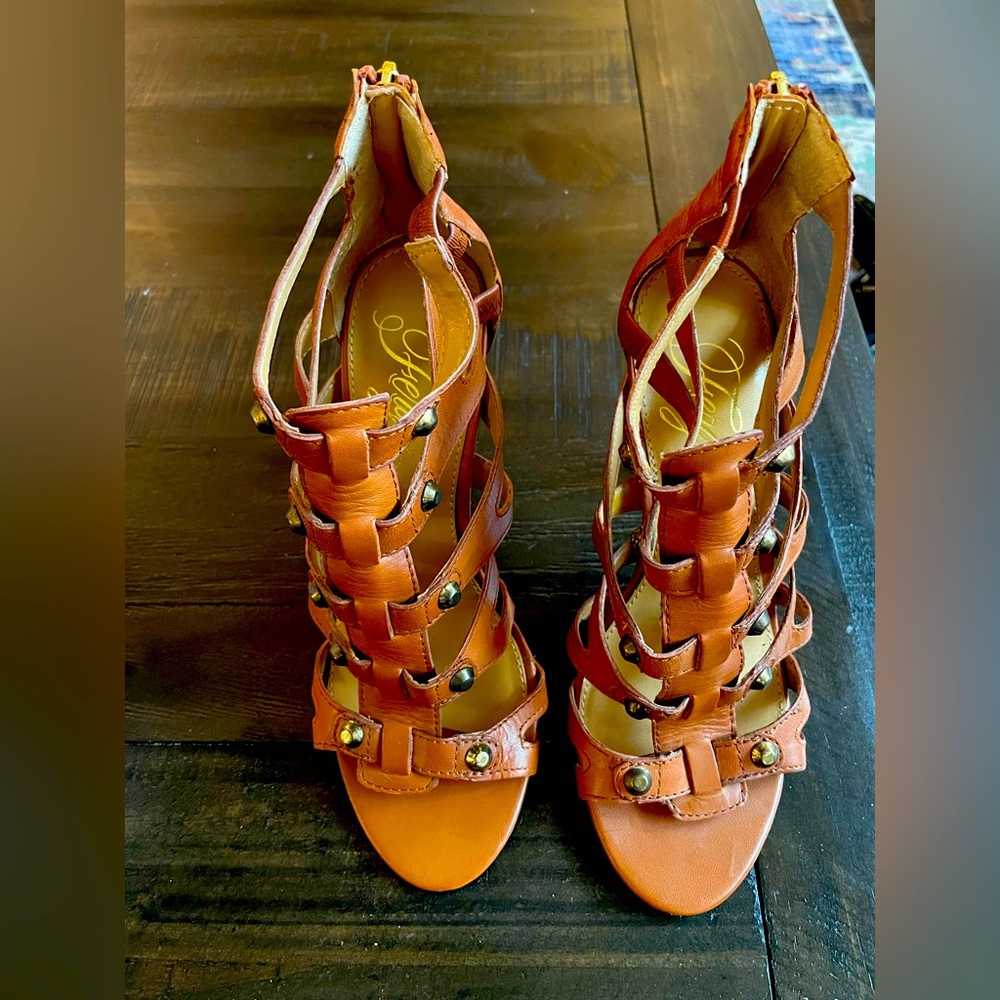Tan Gladiator Heels